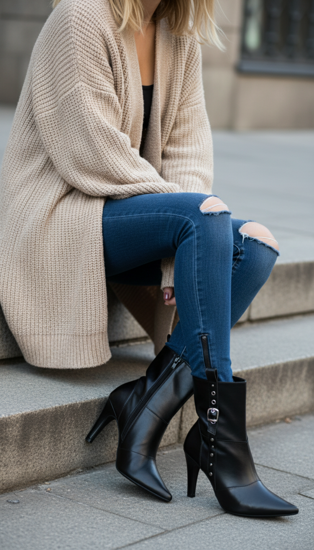 Bota Bico Fino Feminina
