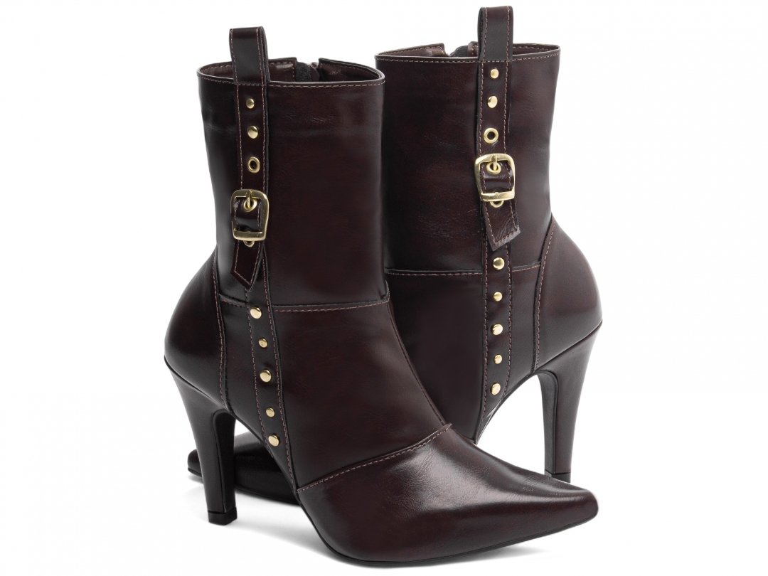 Bota Bico Fino Feminina