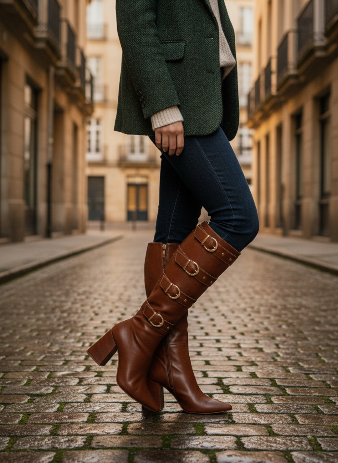 Bota Bico Fino Feminina